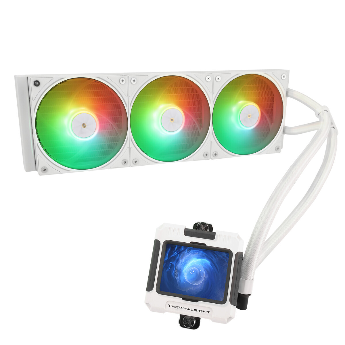 cooler Thermalright Frozen Warframe RGB 360mm White - Frozen Warframe 360 White Argb - foto 2