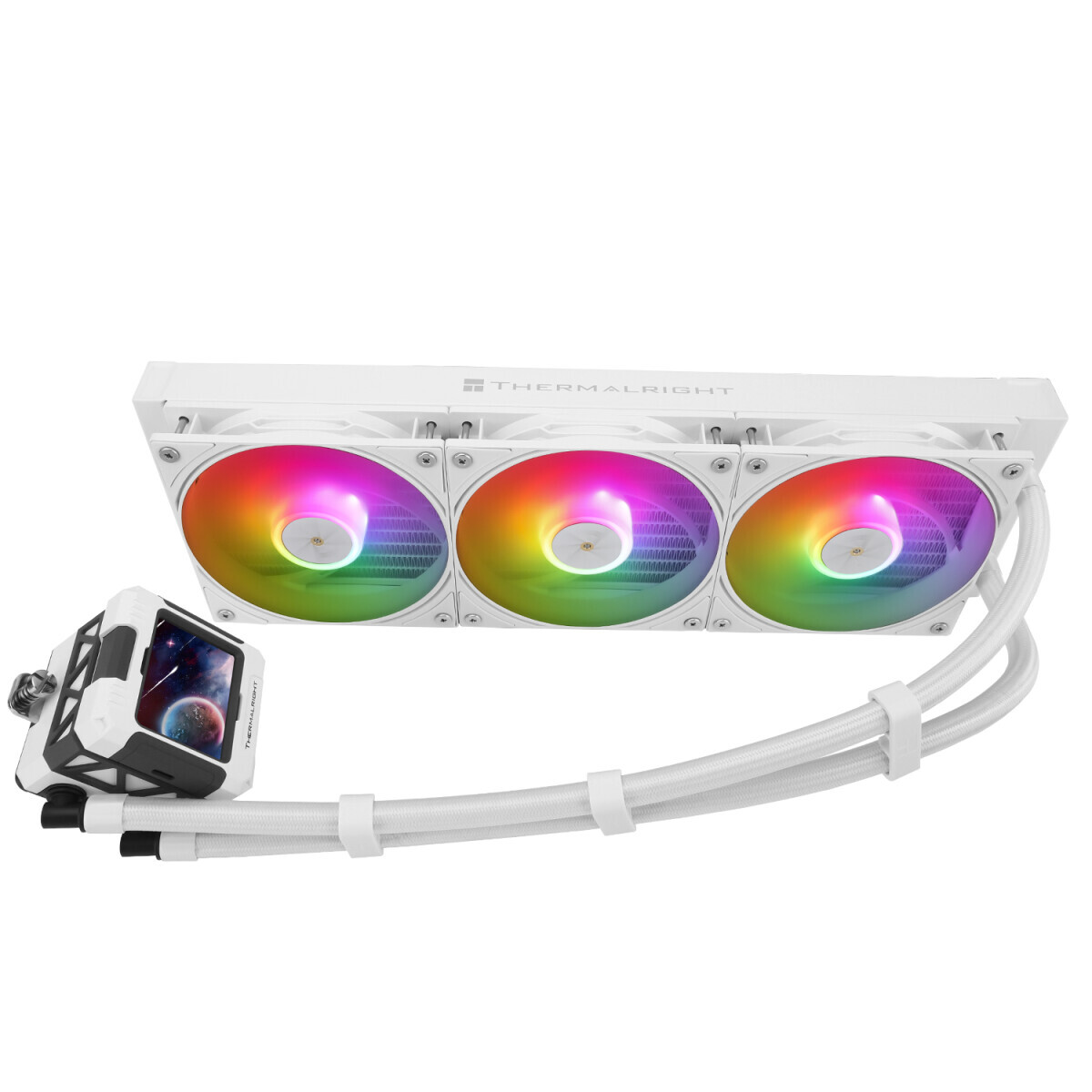 cooler Thermalright Frozen Warframe RGB 360mm White - Frozen Warframe 360 White Argb - foto 3