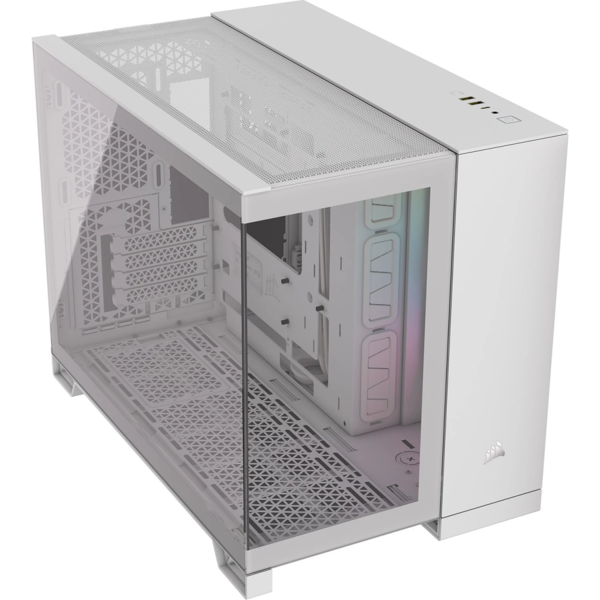 Datoru korpuss Corsair 2500X RGB Mini Tower White (CC-9011268-WW) - foto 11
