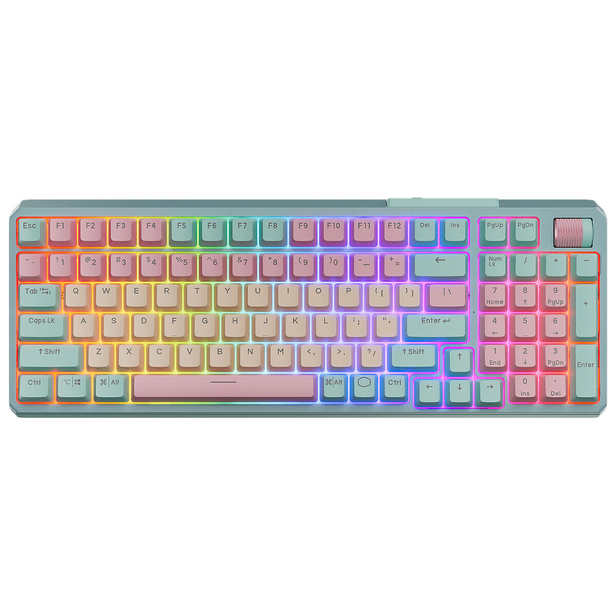 Tastatūra Cooler Master MK770 RGB Green/Pink/Orange - MK-770-MCKR1-FR - foto 2