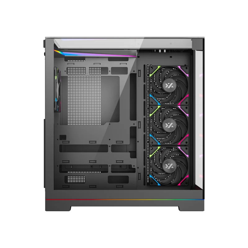 Datoru korpuss XYZ Tesseract RGB Black (XYZ-SA-901) - foto 2