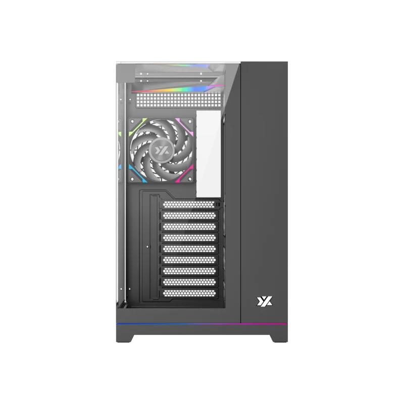 Datoru korpuss XYZ Tesseract RGB Black (XYZ-SA-901) - foto 4