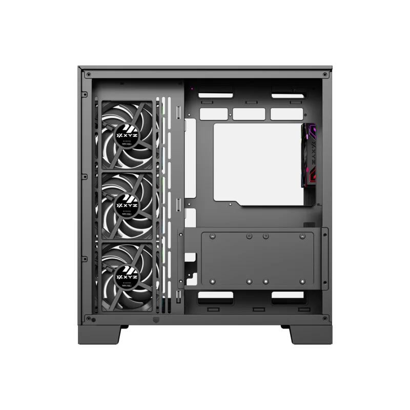 Datoru korpuss XYZ Tesseract RGB Black (XYZ-SA-901) - foto 7