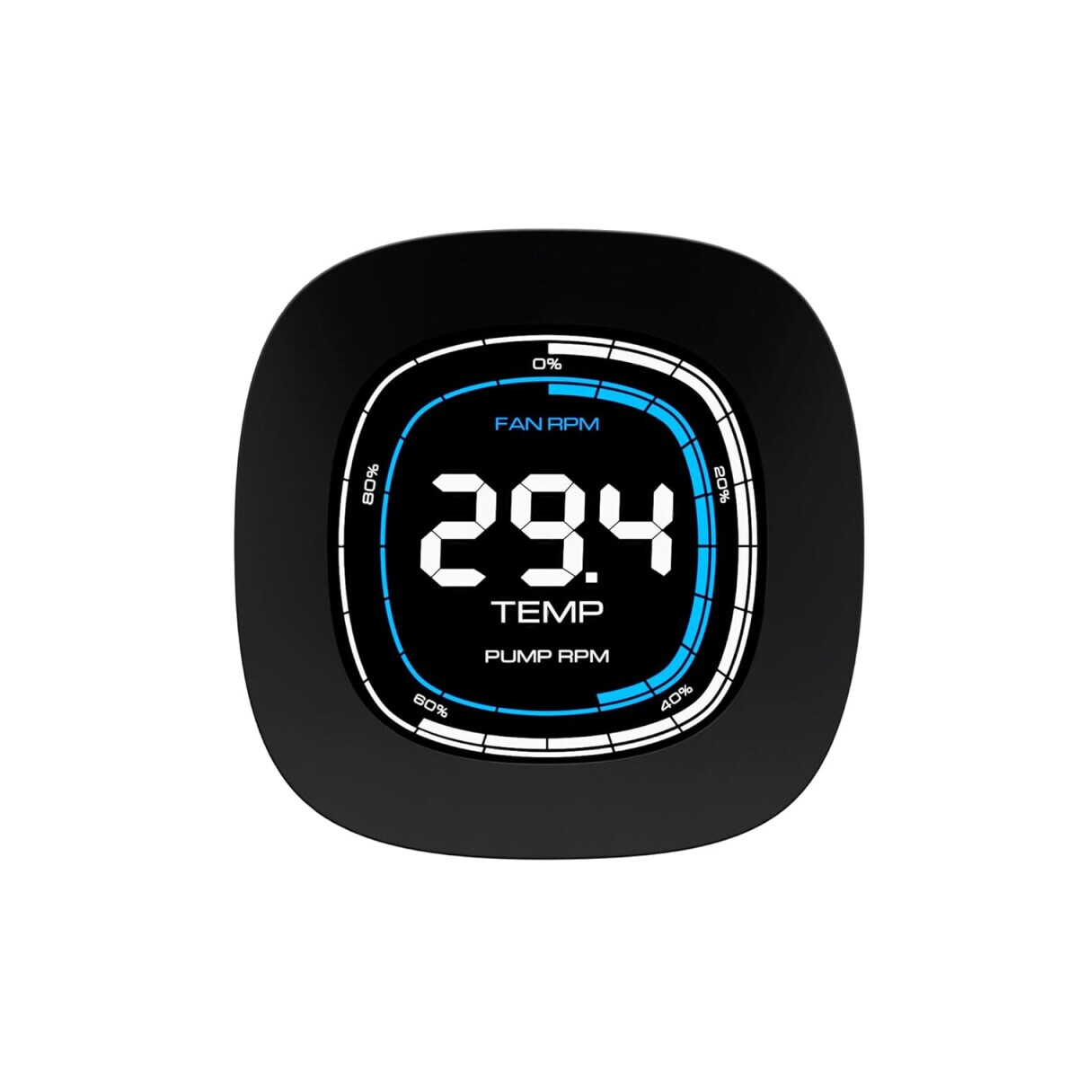 Procesoru dzesētājs Gamdias Aura GL Digital RGB 240mm Black (16322-04900-30000-G) - foto 5