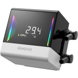 Procesoru dzesētājs Gamdias Chione E4 RGB 240mm White (16323-03500-00000-G)