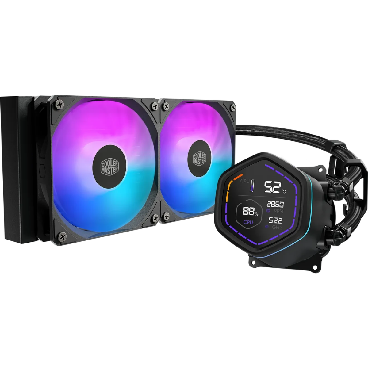 Système de refroidissement liquide Cooler Master Nex Digital RGB Black (MLX-D24M-A18PA-RD)