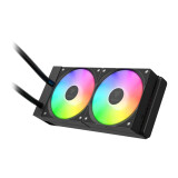 Procesoru dzesētājs Gamdias Chione E4 RGB 240mm Black (16323-03200-00000-G)