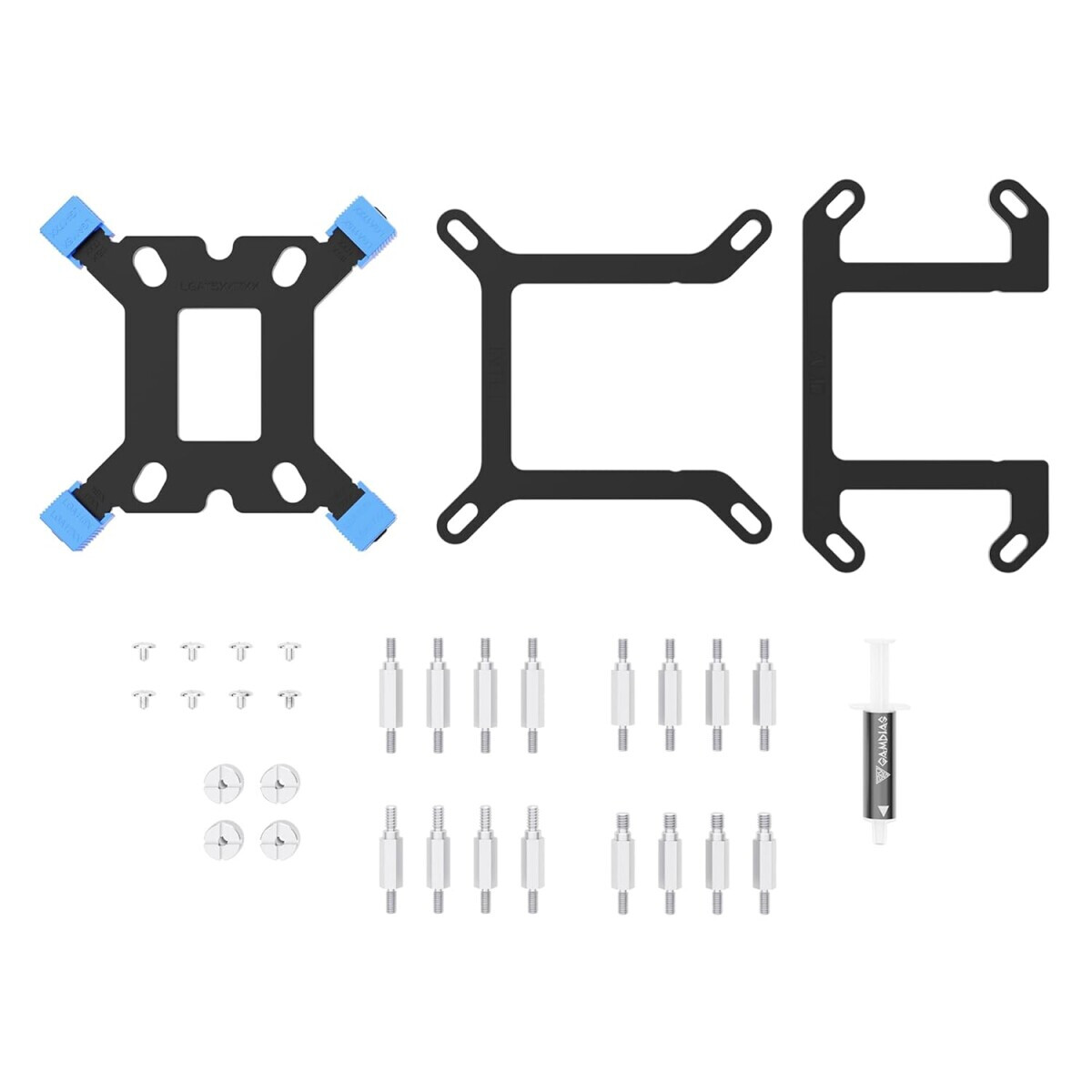Procesoru dzesētājs Gamdias Chione E4 RGB 240mm Black (16323-03200-00000-G) - foto 11