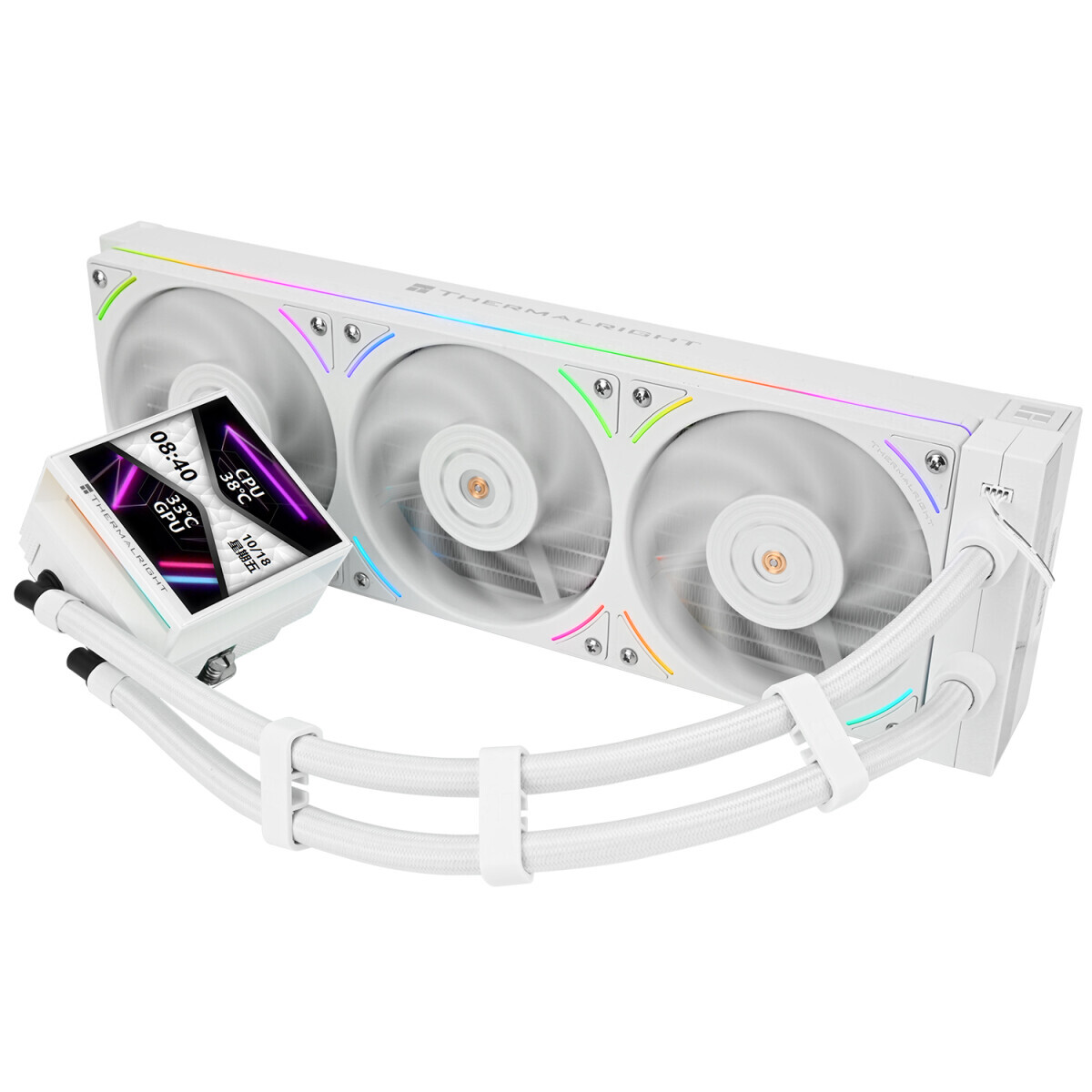 cooler Thermalright Hyper Vision UB RGB 360mm White - Hyper Vision 360 UB Argb White - foto 3
