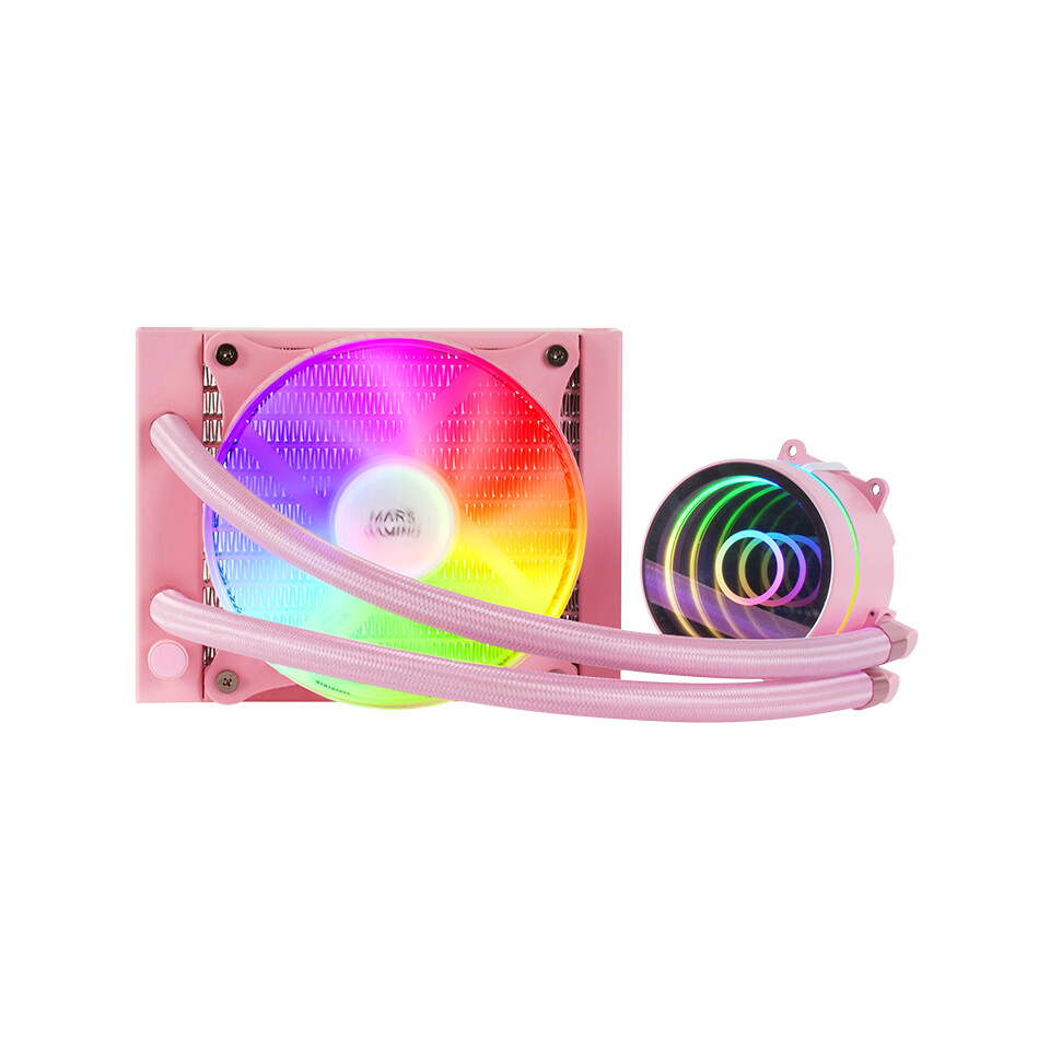 Procesoru dzesētājs Mars Gaming ML-One RGB 120mm Pink - MLONE120P