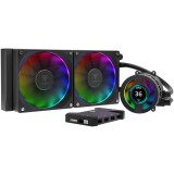 Procesoru dzesētājs Gamdias Chione P3U 240mm Black (CHIONE P3-240U)