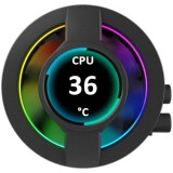 Procesoru dzesētājs Gamdias Chione P3U 240mm Black (CHIONE P3-240U)