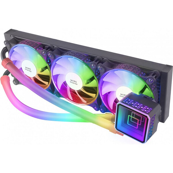 Procesoru dzesētājs Mars Gaming ML-Ultra RGB 360mm Black (MLULTRA360) - foto 3