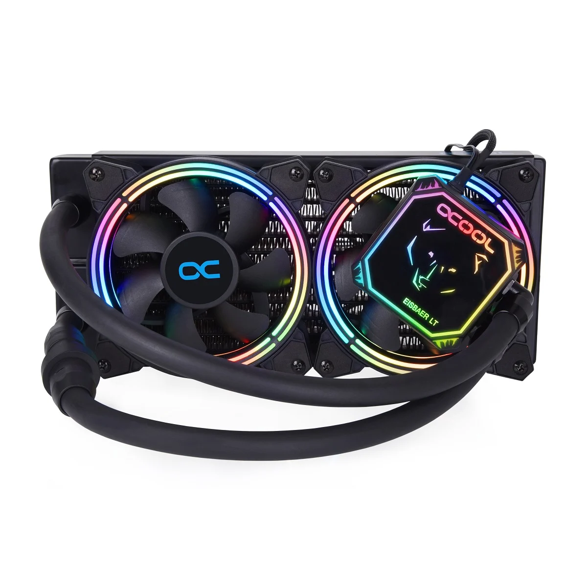 Procesoru dzesētājs Alphacool Eisbaer Aurora LT RGB 240mm Black (11678) - foto 2