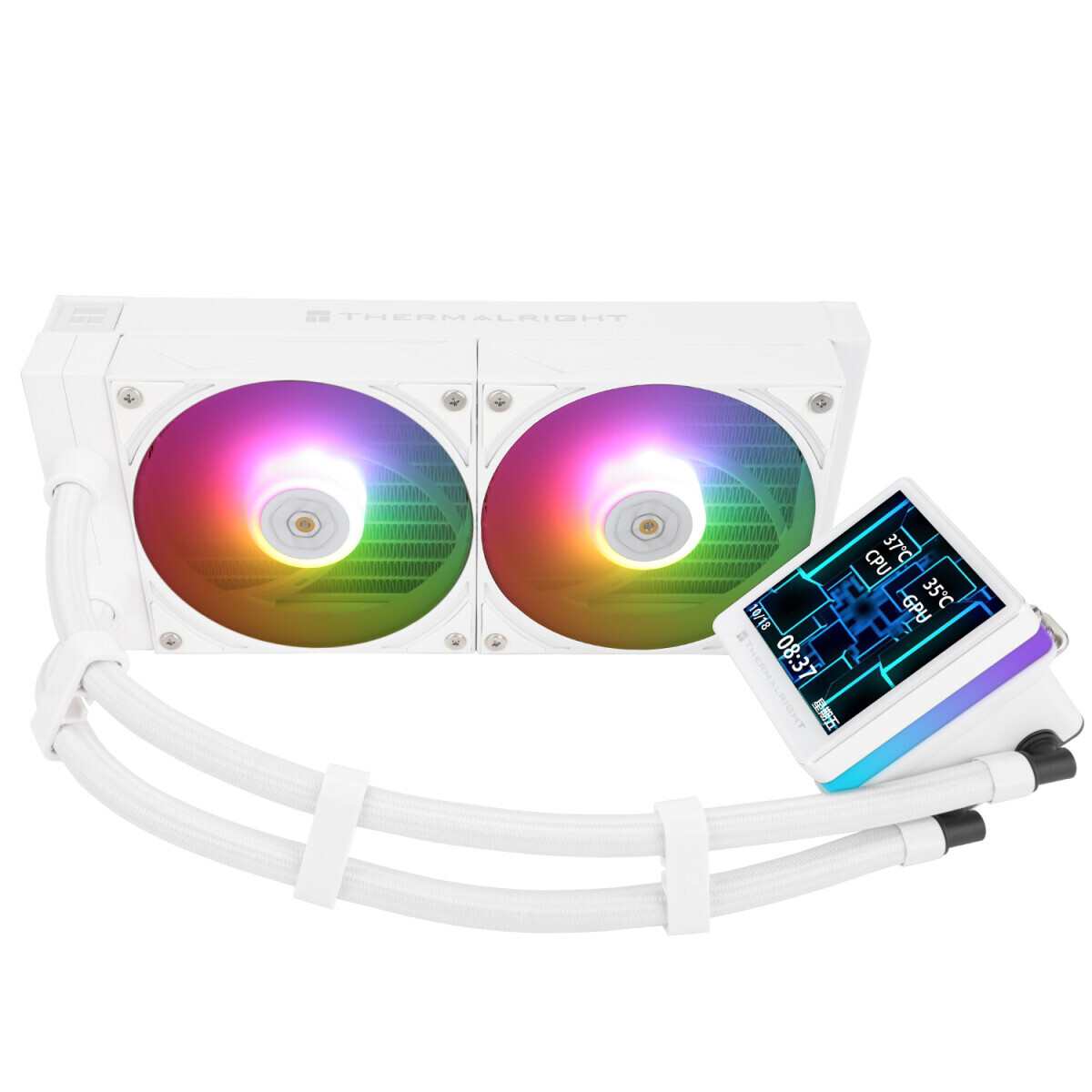 cooler Thermalright Grand Vision RGB 240mm White - Grand Vision 240 Argb White - foto 3