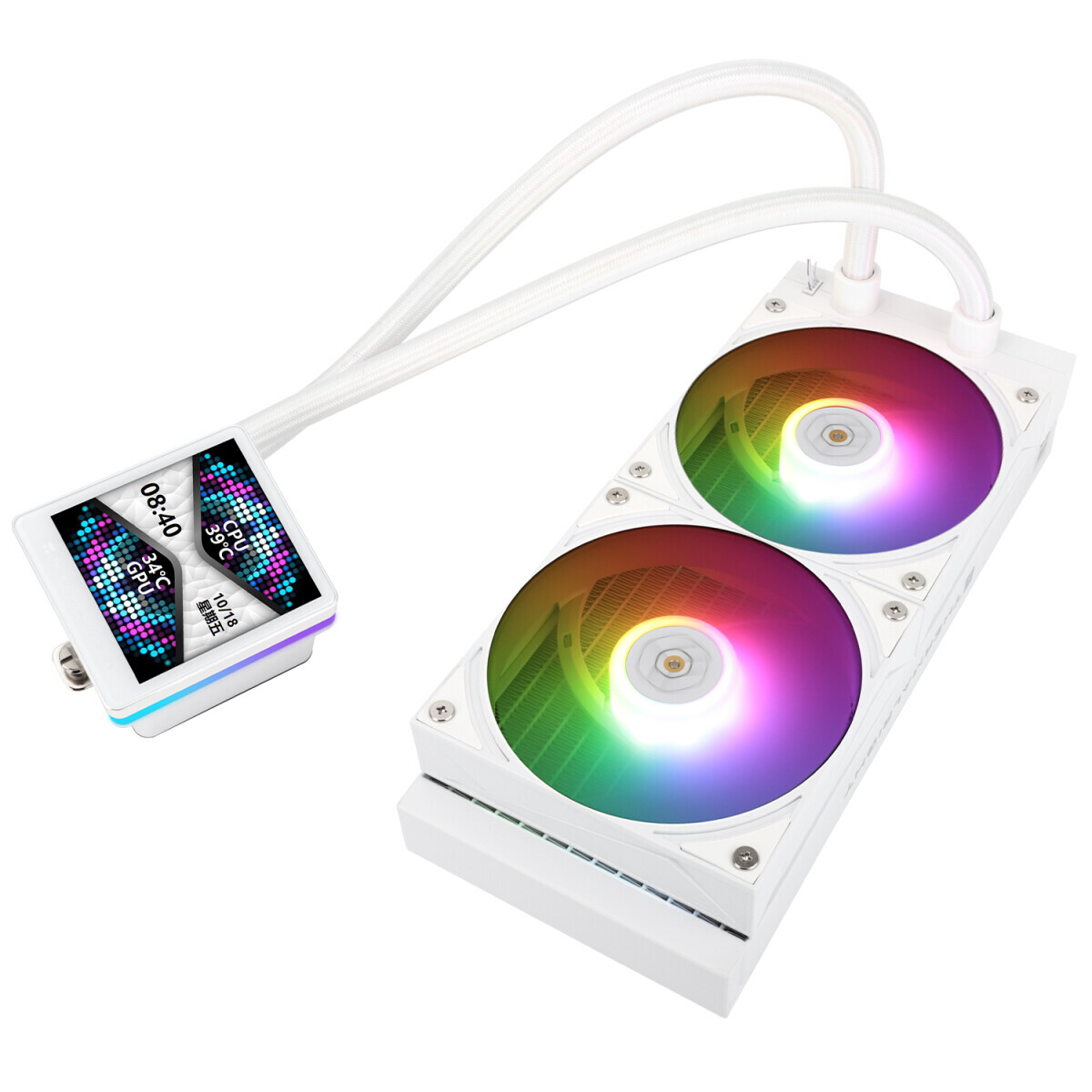 cooler Thermalright Grand Vision RGB 240mm White - Grand Vision 240 Argb White - foto 4