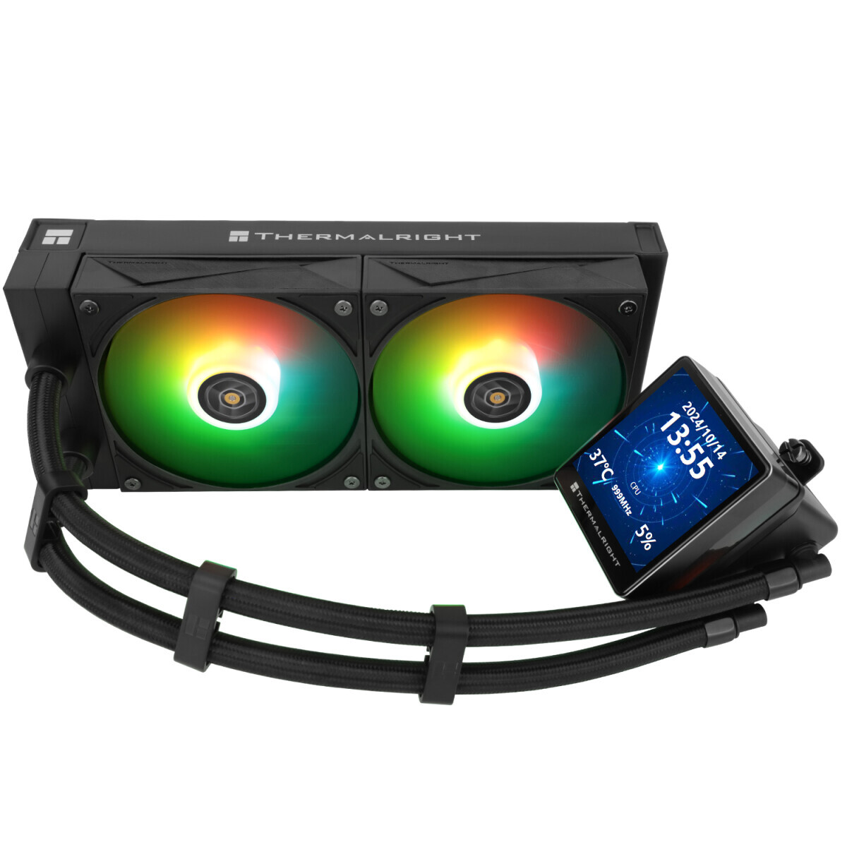 cooler Thermalright Grand Vision RGB 240mm Black - Grand Vision 240 Argb Black - foto 2