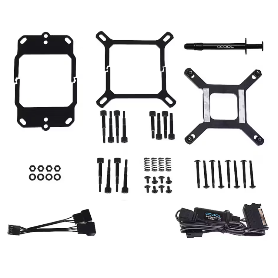 Procesoru dzesētājs Alphacool Eisbaer Aurora RGB 280mm Black (11729) - foto 6