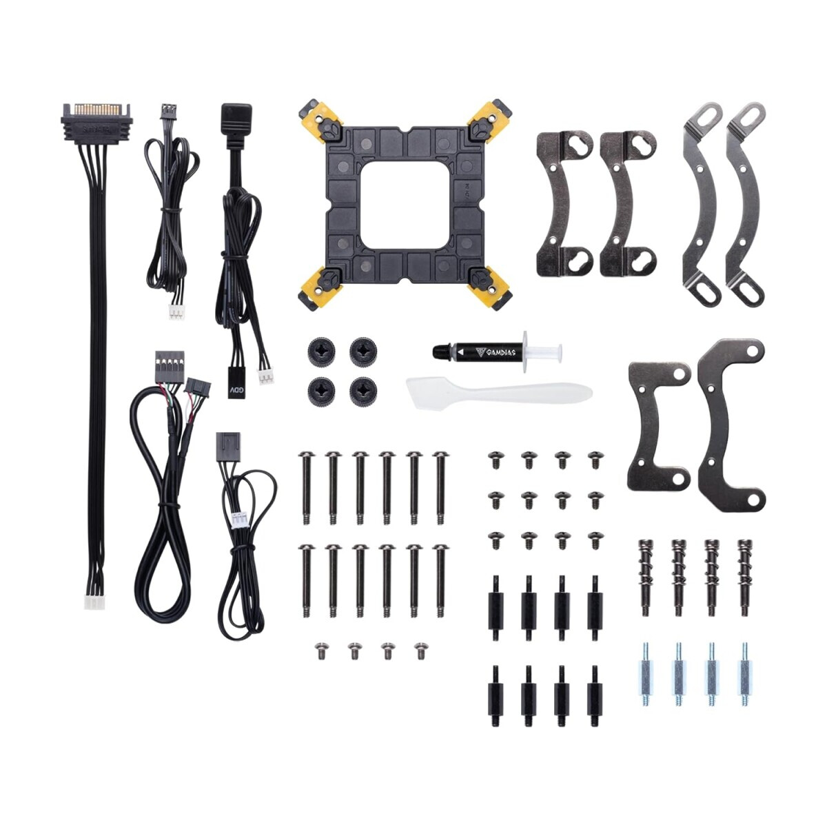 Procesoru dzesētājs Gamdias Chione P3U 360mm Black - CHIONE P3-360U - foto 12