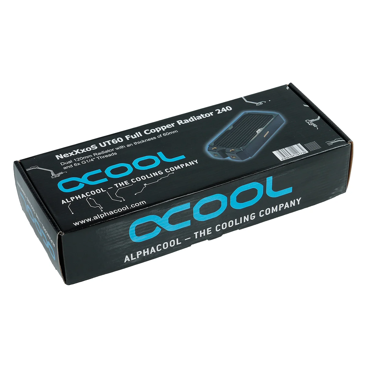 Procesoru dzesētājs Alphacool NexXxoS UT60 240mm Black (14173) - foto 6