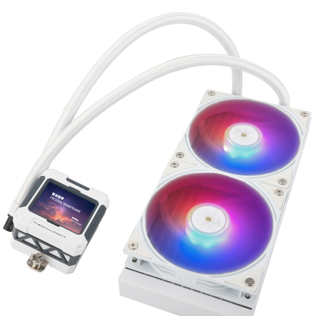 cooler Thermalright Frozen Warframe RGB 240mm White - Frozen Warframe 240 White Argb - foto 5