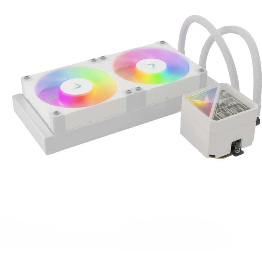 Procesoru dzesētājs Valkyrie V-Lite RGB 240mm White (VK-AIOVL240W)