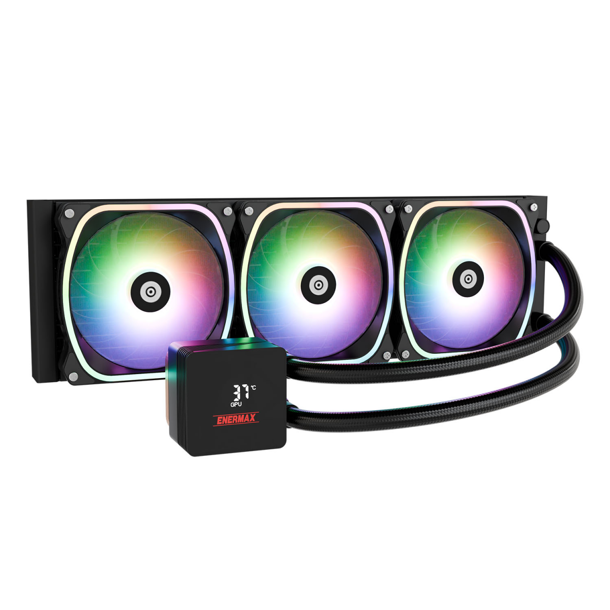 cooler Enermax AquaFusion II RGB 360mm Black (ELC-AQFA360-SQA)