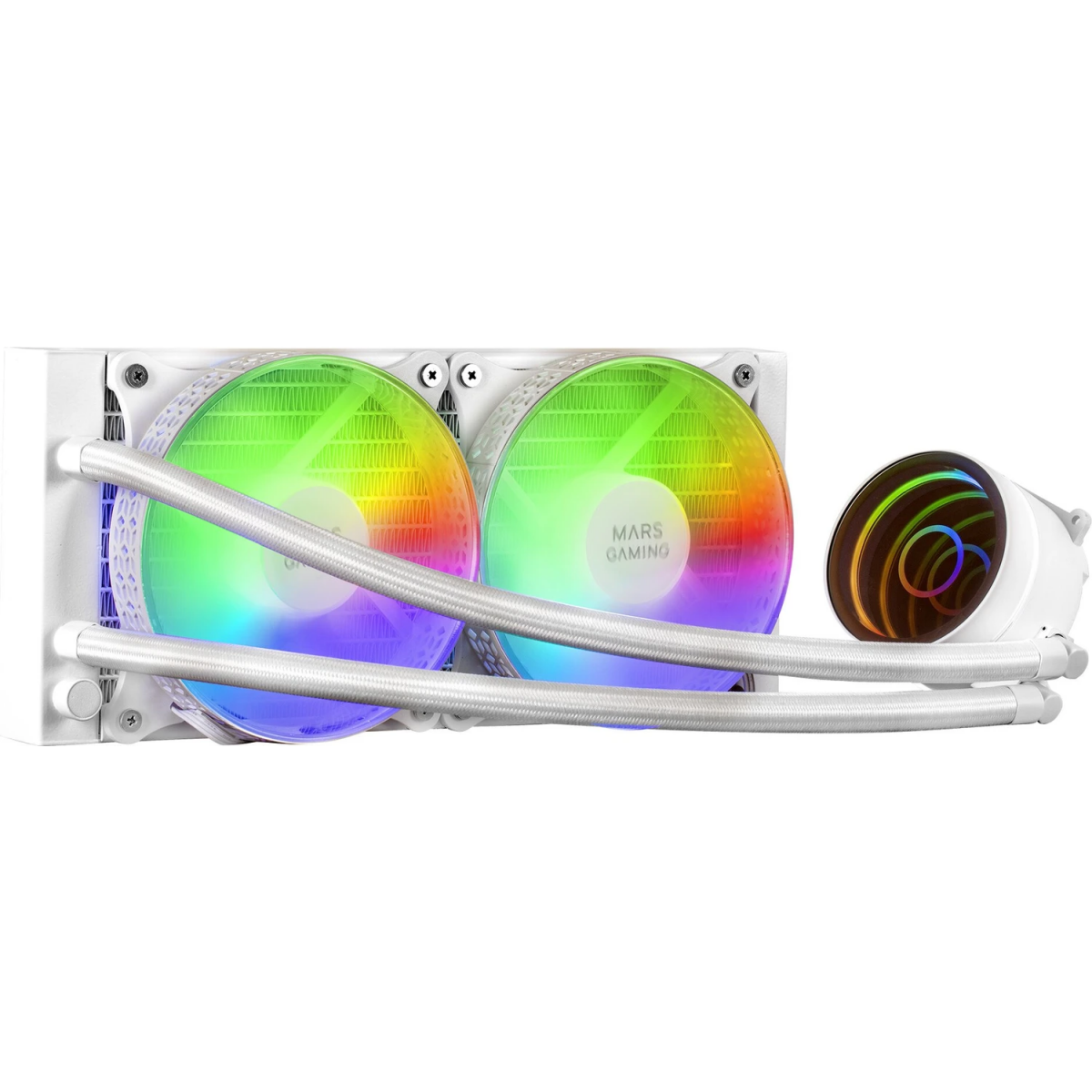 Procesoru dzesētājs Mars Gaming ML-One RGB 240mm White (MLONE240W)