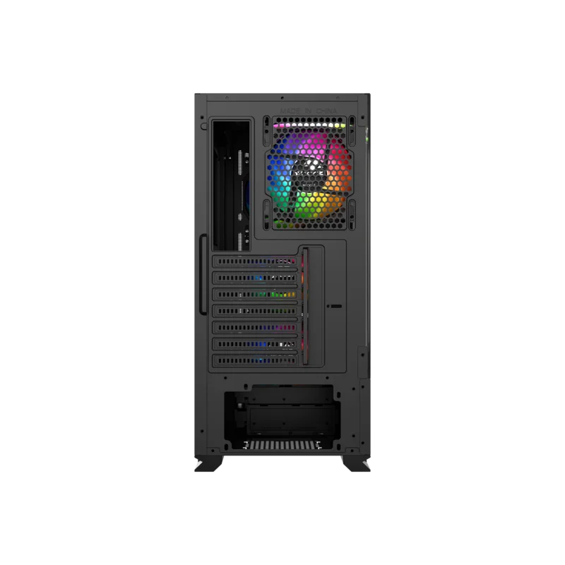 Datoru korpuss XYZ AirOne 300 RGB Black (X-CS-AIRONE3XM-B) - foto 3