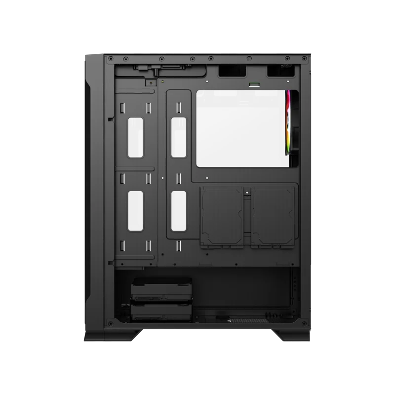 Datoru korpuss XYZ AirOne 300 RGB Black (X-CS-AIRONE3XM-B) - foto 6