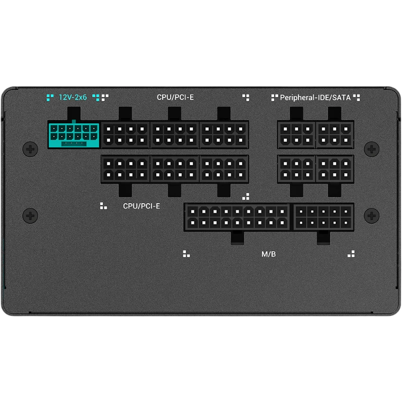 Barošanas bloks Gamerstorm PQ1000G 1000W Black (PQA00G-FD) - foto 2