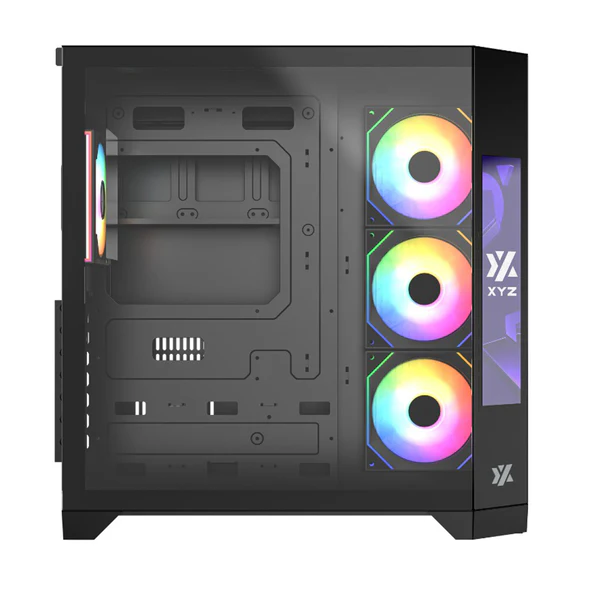 Datoru korpuss XYZ Neutron X Pro RGB Black (XYZ-SA-1018) - foto 4