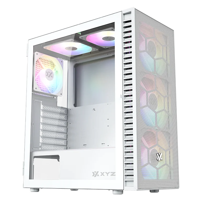 Datoru korpuss XYZ AIRONE 100 MESH ARGB White (XYZ-SA-805)