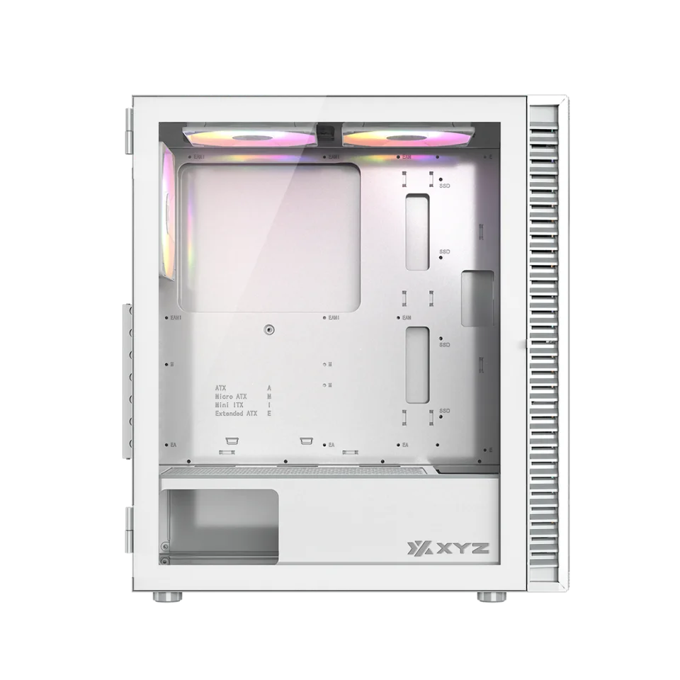 Datoru korpuss XYZ AIRONE 100 MESH ARGB White (XYZ-SA-805) - foto 4