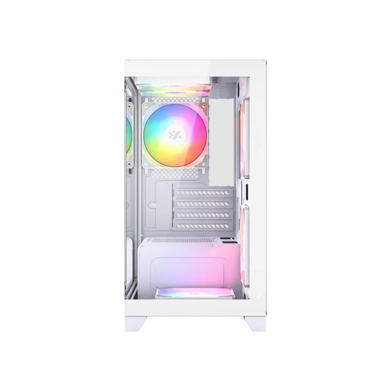 Datoru korpuss XYZ TITANIUM VIEW LITE ARGB White (XYZ-SA-945) - foto 2