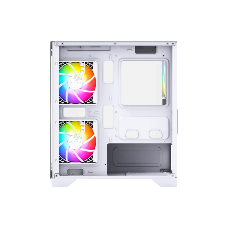 Datoru korpuss XYZ TITANIUM VIEW LITE ARGB White (XYZ-SA-945) - foto 4