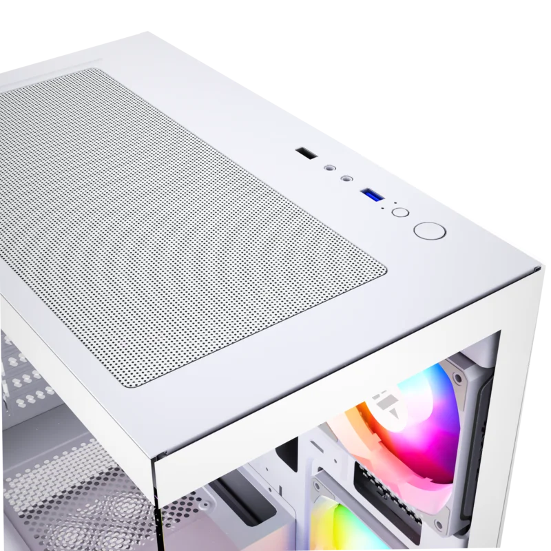 Datoru korpuss XYZ TITANIUM VIEW LITE ARGB White (XYZ-SA-945) - foto 5