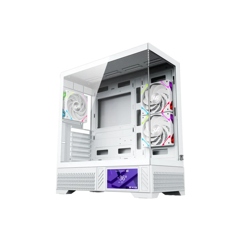 Datoru korpuss XYZ Aurorax 100 Pro ARGB White (XYZ-SA-969)