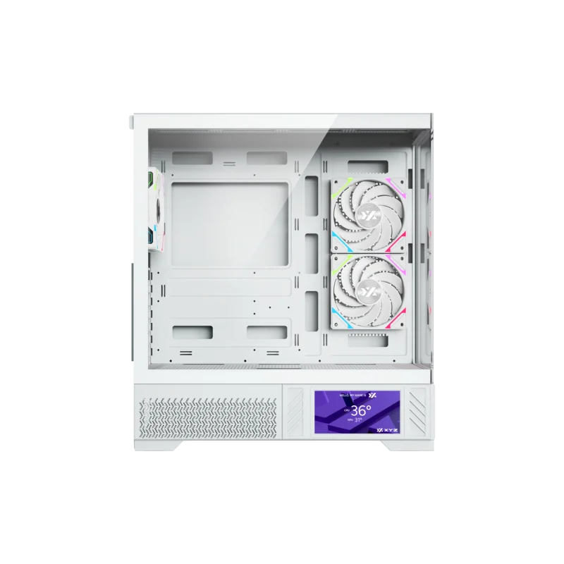 Datoru korpuss XYZ Aurorax 100 Pro ARGB White (XYZ-SA-969) - foto 4