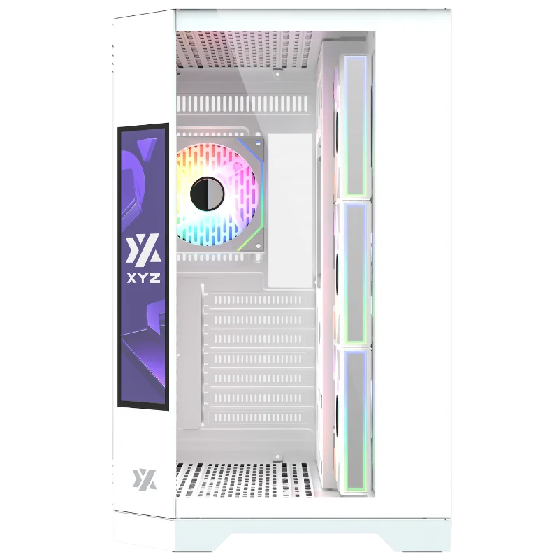 Datoru korpuss XYZ Neutron X Pro RGB White (XYZ-SA-1019) - foto 2
