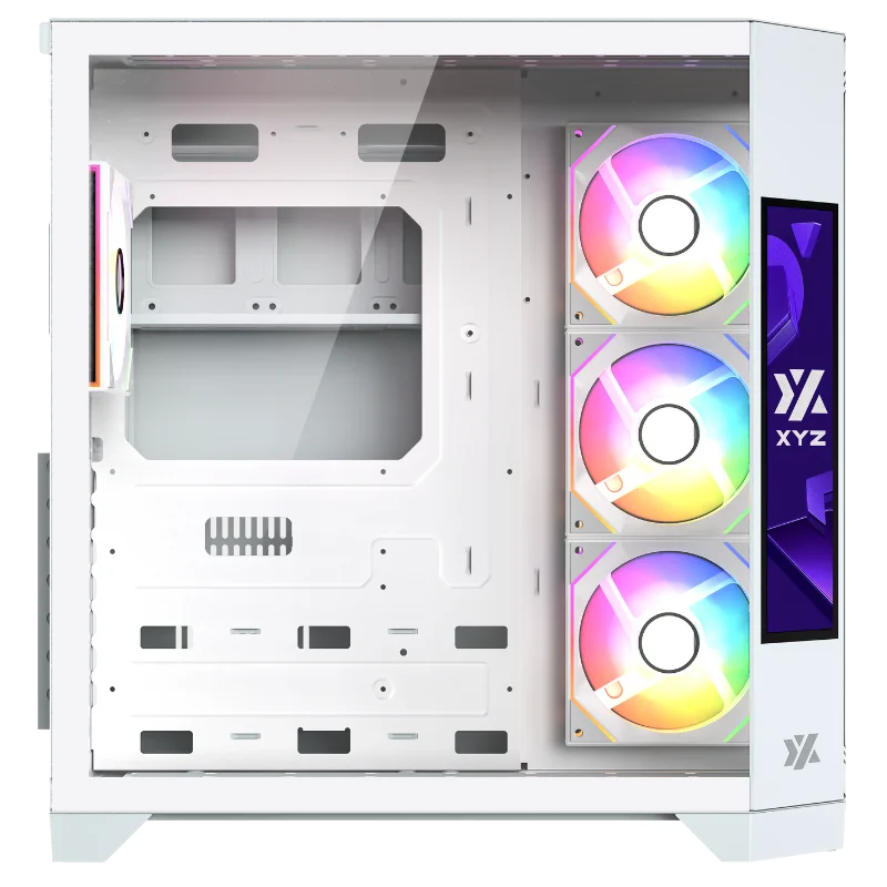 Datoru korpuss XYZ Neutron X Pro RGB White (XYZ-SA-1019) - foto 3