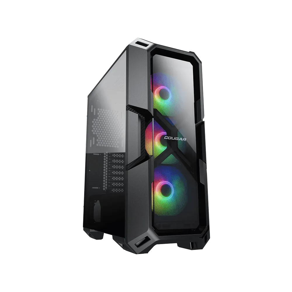 Datoru korpuss Cougar MX440-G RGB Black (MX440-G RGB)