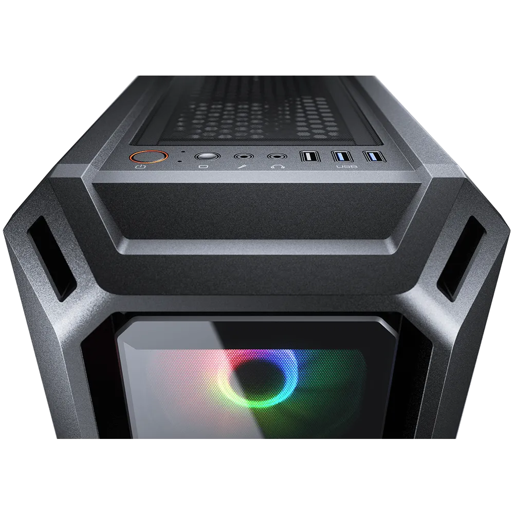 Datoru korpuss Cougar MX440-G RGB Black (MX440-G RGB) - foto 6