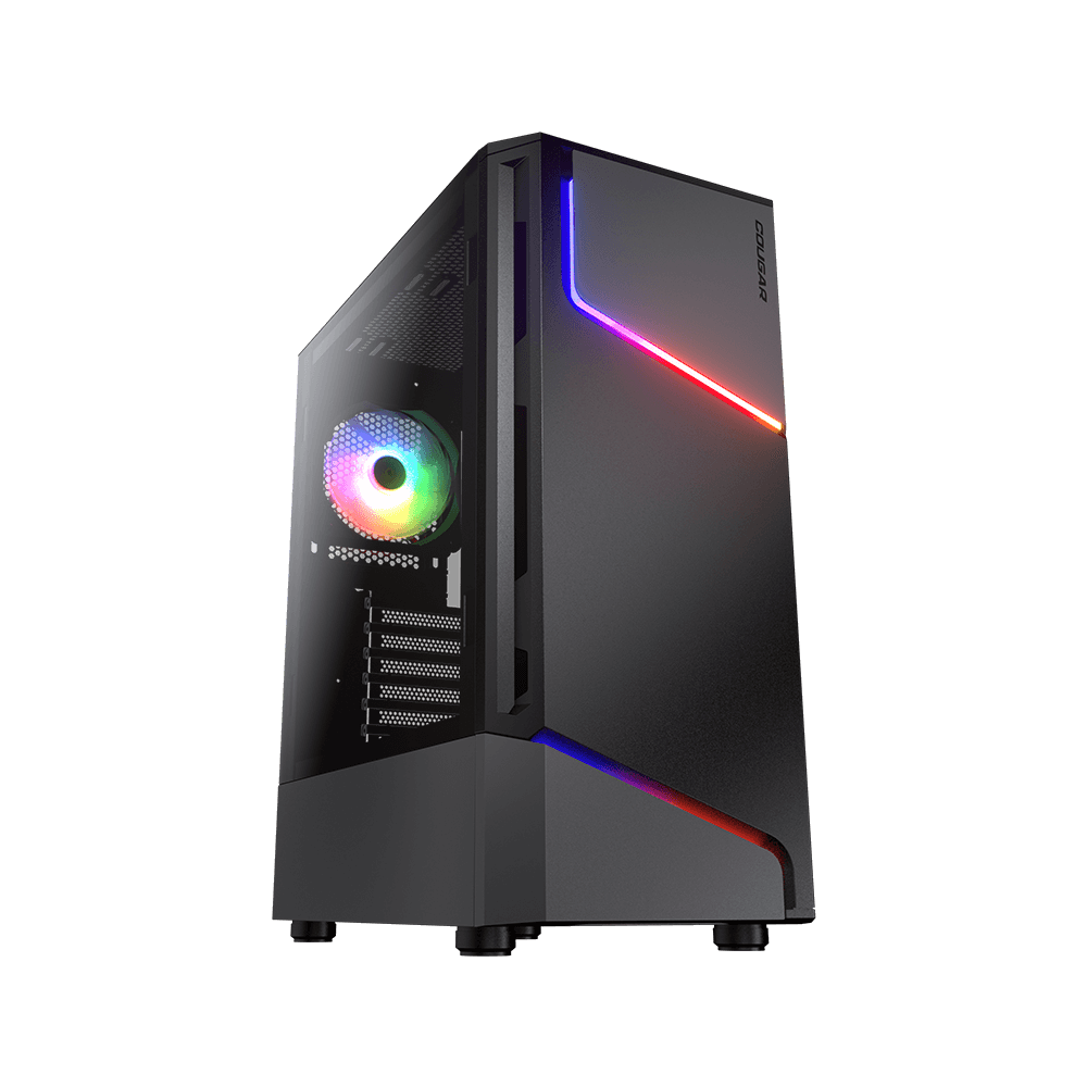 Datoru korpuss Cougar MX360 RGB Black (CGR-5CC6G-RGB)