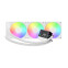 Procesoru dzesētājs Gamdias Chione E4 RGB 360mm White (16323-03600-00000-G)