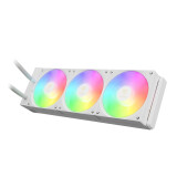Procesoru dzesētājs Gamdias Chione E4 RGB 360mm White (16323-03600-00000-G)