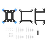 Procesoru dzesētājs Gamdias Chione E4 RGB 360mm White (16323-03600-00000-G)