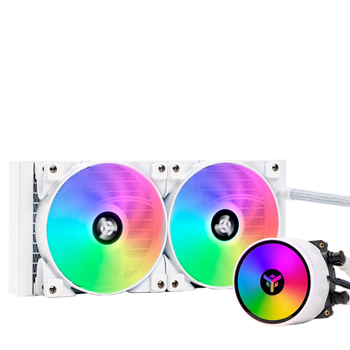 Procesoru dzesētājs iTek Evoliq RGB 240mm White (ITLCEVOAW240)