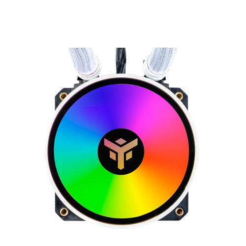 Procesoru dzesētājs iTek Evoliq RGB 240mm White (ITLCEVOAW240) - foto 2