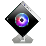 Datoru korpuss Azza Cube Mini RGB Silver (CSAZ-805)